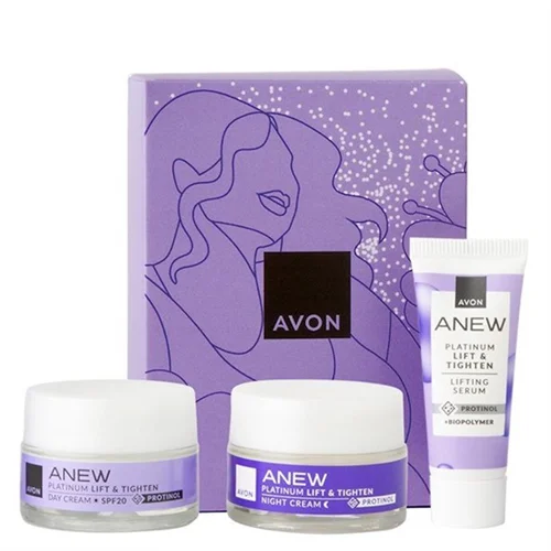 ست پوستی مناسب هدیه پلاتینیوم آنیو آون avon