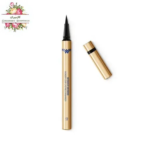 خط چشم ماژیکی مشکی با ۱۰ ساعت ماندگاری(ضداب نیست) واندرومن کیکو