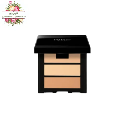 پالت صورت کیکو ایتالیا (کانسیلر کرمی، پودر بیک و برنزر ) کد 01 (لایت تو مدیوم)